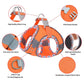 Aiitle Step in Breathable Air Mesh Dog Harness Orange