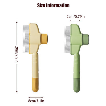 Aiitle Self-Cleaning Cat Dog Hair Remove Comb