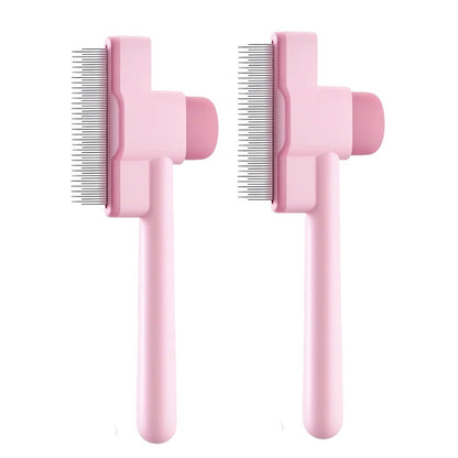 Aiitle Self-Cleaning Cat Dog Hair Remove Comb