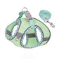 Aiitle Plaid Border Reflective Mesh Dog Harness Lavender