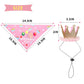 AIITLE Dog Birthday, Scarf and Reusable Dog Girl Birthday Party Hat with Number | AIITLE