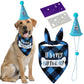AIITLE Dog Birthday, Scarf and Reusable Dog Girl Birthday Party Hat with Number | AIITLE