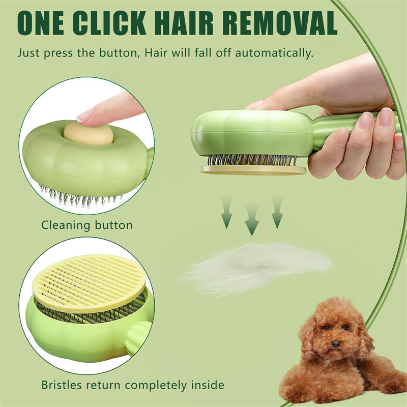 Aiitle Self Cleaning Pet Hair Remove Brush